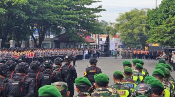 Pengamanan Berlapis dan Humanis, 1.456 Personel Gabungan Kawal Aksi Nelayan di Pati