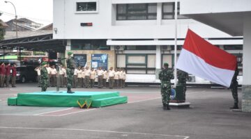 Tingkatkan Disiplin dan Nasionalisme, Korem 072/Pamungkas Gelar Upacara Bendera Rutin