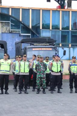 Ratusan Personel Gabungan Dikerahkan Polres Amankan Laga Persijap Jepara Vs Persija