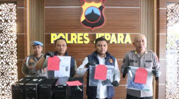 Polres Jepara Berhasil Ungkap Kasus Pencurian Baterai Lithium di Tower Pakis Aji
