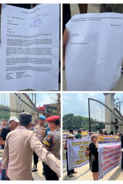 Aksi Masyarakat di Polda Sumut, Desak Polisi Serahkan Persadaan Putra Sembiring ke Kejaksaan