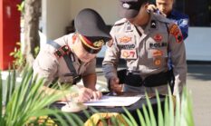 Kapolres Wonogiri Pimpin Upacara Penyerahan Jabatan Kapolsek Bulukerto dan Sertijab Kasat Binmas