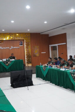 Taklimat Akhir Audit Kinerja Itdam IV/Diponegoro, Korem 072/Pamungkas Komitmen Tingkatkan Tata Kelola Organisasi