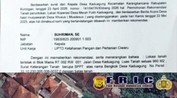 Hak Jawab dan Klarifikasi Terkait Pemberitaan Dugaan Tata Ruang Kopdes Merah Putih Desa Kaduagung