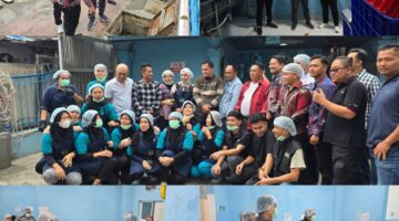 Ketum Rel MBG dan Azis Gagap Tinjau Dapur SPPG Sidorejo Medan Tembung