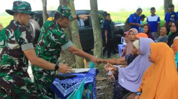 Air Kehidupan Mengalir dari TMMD, Wasev Tinjau Sumur Bor dan Tanam Harapan di Pelemgadung