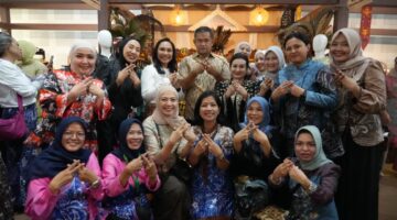 Kasad Kunjungi Stand UMKM Tambun Bungai, Jadi Penyemangat Pelaku Usaha Persit