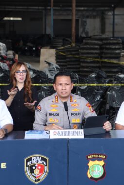 Polda Metro Jaya Bongkar Gudang Ribuan Motor Diduga untuk Ekspor Ilegal