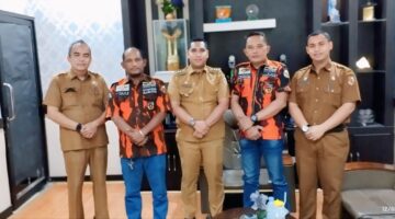 KOTI Pemuda Pancasila Kota Pekanbaru Jalin Silaturahmi dengan Camat Tenayan Raya