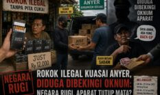Rokok Ilegal Kuasai Anyer, Diduga Dibekingi Oknum: Negara Rugi, Aparat Tutup Mata !!