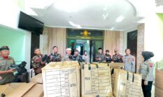 Wujud Kepedulian, Polda Jateng Salurkan Ratusan Sepatu PDL untuk Dukung Tugas Lapangan Banser