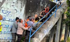 Respon Cepat Polsek Jaten Selamatkan Pria Diduga Hendak Bunuh Diri di Jembatan Jurug
