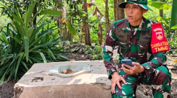 Kepedulian TMMD Hadirkan Jamban Layak untuk Ibu Sri di Desa Puro