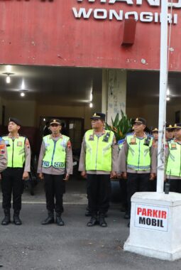 Polres Wonogiri Siagakan 296 Personel Amankan Pendadaran Calon Warga PSHT, Antisipasi Konvoi dan Gangguan Kamtibmas