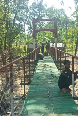 Jembatan Merah Putih Jadi Harapan Baru Warga Cerme, Akses Kecamatan Karang Rayung dan Juwangi Jadi Mudah