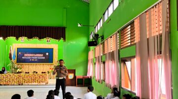 Satlantas Polres Wonogiri Edukasi Pelajar SMA Wuryantoro, Tanamkan Budaya Tertib Berlalu Lintas Sejak Dini