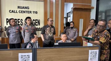 Perkuat Respons Cepat dan Digitalisasi Pelayanan, Karo Ops dan Dir TIK Polda Jateng Turun Langsung ke Polres Sragen Dorong Akselerasi Layanan 110 Polri