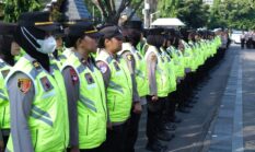 Apel Pelayanan Aksi UNRAS Digelar Di Halaman Kantor Gubernur Jateng, Personel Ditekankan Humanis dan Tanpa Senjata Api