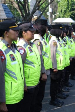Apel Pelayanan Aksi UNRAS Digelar Di Halaman Kantor Gubernur Jateng, Personel Ditekankan Humanis dan Tanpa Senjata Api