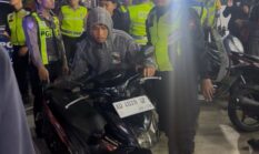 Antisipasi Balap Liar, Polres Sragen Amankan 63 Motor Knalpot Brong, Pelanggar Digiring Jalan Kaki ke Mapolres