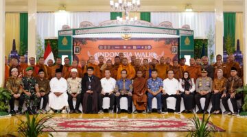 Danrem 072/Pamungkas Hadiri Seremonial Penerimaan Rombongan Bhikkhu Indonesia Walk For Peace 2026