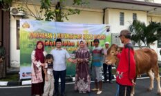 Polres Wonogiri Sembelih 8 Sapi dan 25 Kambing pada Idul Adha 1447 H, Daging Qurban Dibagikan ke Warga dan Ponpes