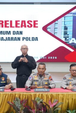 Polda Jateng Bongkar 61 Kasus Kejahatan jalanan dalam Sebulan, 105 Tersangka Diamankan dan Puluhan Kendaraan Curian Disita