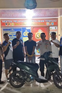 Gerak Cepat Polsek Gunung Malela: Hanya 5 Hari, Pencuri Motor Tetangga Sendiri Diringkus Tengah Malam