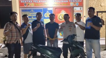 Gerak Cepat Polsek Gunung Malela: Hanya 5 Hari, Pencuri Motor Tetangga Sendiri Diringkus Tengah Malam