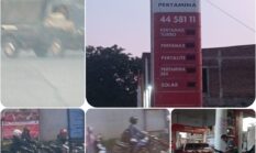 SARANG MAFIA BBM DIDUGA BEROPERASI TERBUKA DI SAMPING SPBU GUBUG GROBOGAN