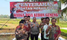 Polres Purworejo Resmikan Jembatan Merah Putih Presisi, Perkuat Akses Pertanian dan Ketahanan Pangan di Loano