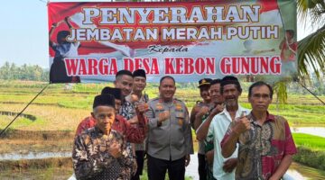 Polres Purworejo Resmikan Jembatan Merah Putih Presisi, Perkuat Akses Pertanian dan Ketahanan Pangan di Loano
