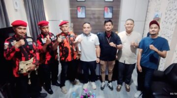 KOTI MPC Pemuda Pancasila Kota Pekanbaru Jalin Silaturahmi dan Audiensi dengan Camat Sukajadi