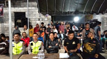Turnamen Voli Sumber Cup II di Purwantoro Berlangsung Meriah, Polsek Purwantoro Lakukan Pengamanan