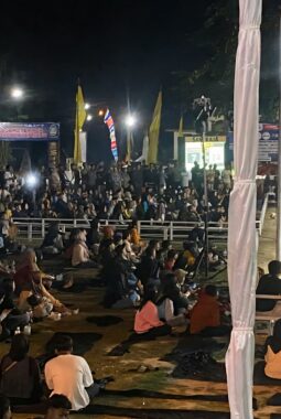 Ratusan Warga Meriahkan Pembukaan Turnamen Bola Voli Pordus Ngadirojo Kidul, Polsek Ngadirojo Lakukan Pengamanan Penuh