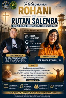 Ketua Umum Feradi Wpi Donny Andretti Kembali Layani Pelayanan Rohani Di Rutan Salemba