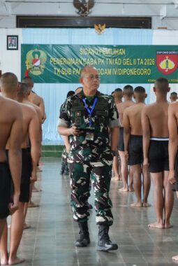 Pangdam IV/Diponegoro Pimpin Sidang Sub Panpus, Pastikan Rekrutmen Bintara TNI AD Berjalan Objektif dan Transparan