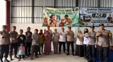 Polres Wonogiri Jemput Bola Cek Kesehatan Gratis dan Skrining TBC di Purwantoro, 147 Warga Ikuti Pemeriksaan