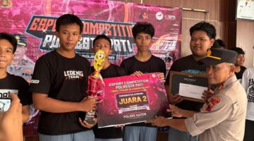 Polresta Pati Gelar Lomba E-Sport HUT Bhayangkara ke-80 di Kayen, 108 Peserta Ramaikan Turnamen