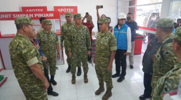 Danrem 072/Pamungkas Dampingi Kunjungan Kerja Tim Wasev Koperasi Desa/Kelurahan Merah Putih (KDKMP
