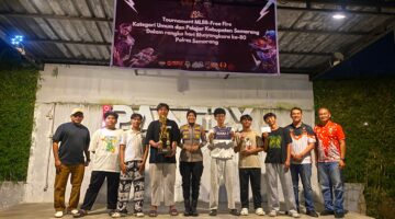 Ikuti turnamen Mobile Legend Kapolda Jateng Cup 2026, Polres Semarang turunkan 2 Tim.