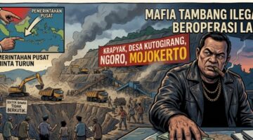 Mafia Tambang Ilegal di Ngoro Mojokerto Masih Beroperasi, Satgas Pusat Diminta Turun Tangan