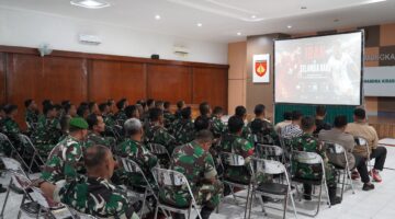 Korem 072/Pamungkas Gelar Nobar Piala Dunia Bersama Masyarakat