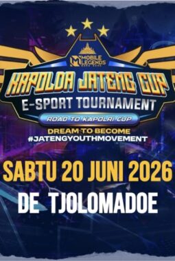 Bukan Sekadar Kejuaraan, Turnamen E-Sport Kapolda Jateng Cup 2026 Suguhkan Cosplay, Meet & Greet, Food Festival hingga Pelayanan Kesehatan Gratis