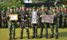 Danrem 072/Pamungkas Pimpin Upacara 17-an dan Penyerahan Penghargaan Juara Harapan I Lomba Karya Bakti TNI AD