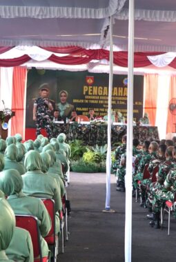 Danrem 072/Pamungkas Berikan Pengarahan kepada Prajurit, PNS dan Persit Kodim 0730/Gunungkidul