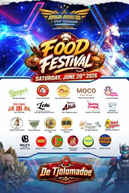 Food Festival di Turnamen E-Sport Kapolda Jateng Cup 2026 Hadirkan Nuansa Wisata Kuliner Bagi Pengunjung