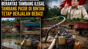 Presiden Perintahkan Berantas Tambang Ilegal, Aktivitas Tambang Pasir di Bintan Masih Jadi Sorotan