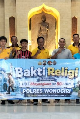 Sambut Hari Bhayangkara Ke-80, Polsek Wonogiri Kota Gelar Bakti Religi di Vihara Sradha Dhamma, Perkuat Toleransi dan Kedekatan dengan Masyarakat