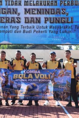 Semarak HUT Bhayangkara ke-80, Polres Wonogiri Gelar Olahraga Bersama